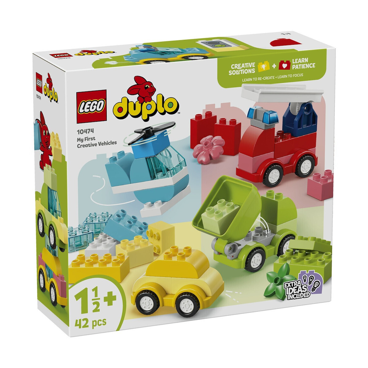 LEGO Duplo Creative Vehicles για 1.5 Ετών 42τμχ Κωδικός 10474