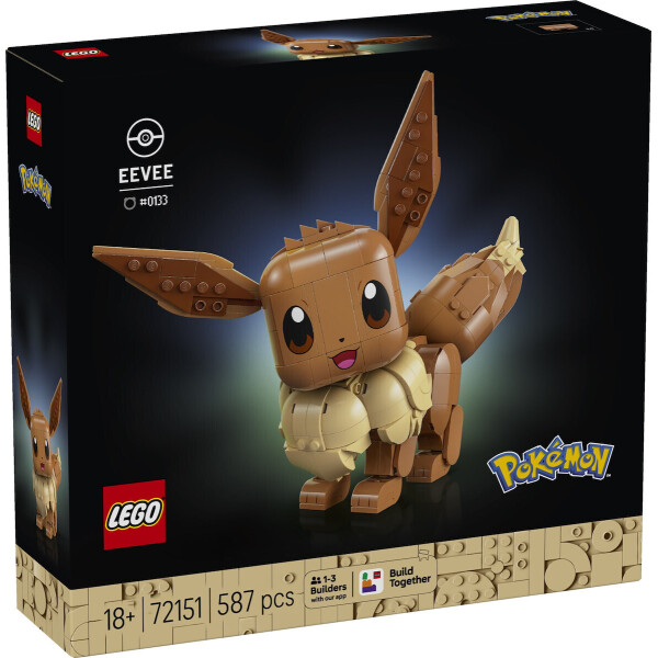 LEGO Pokemon Eevee για 18 Ετών 587τμχ Κωδικός 72151