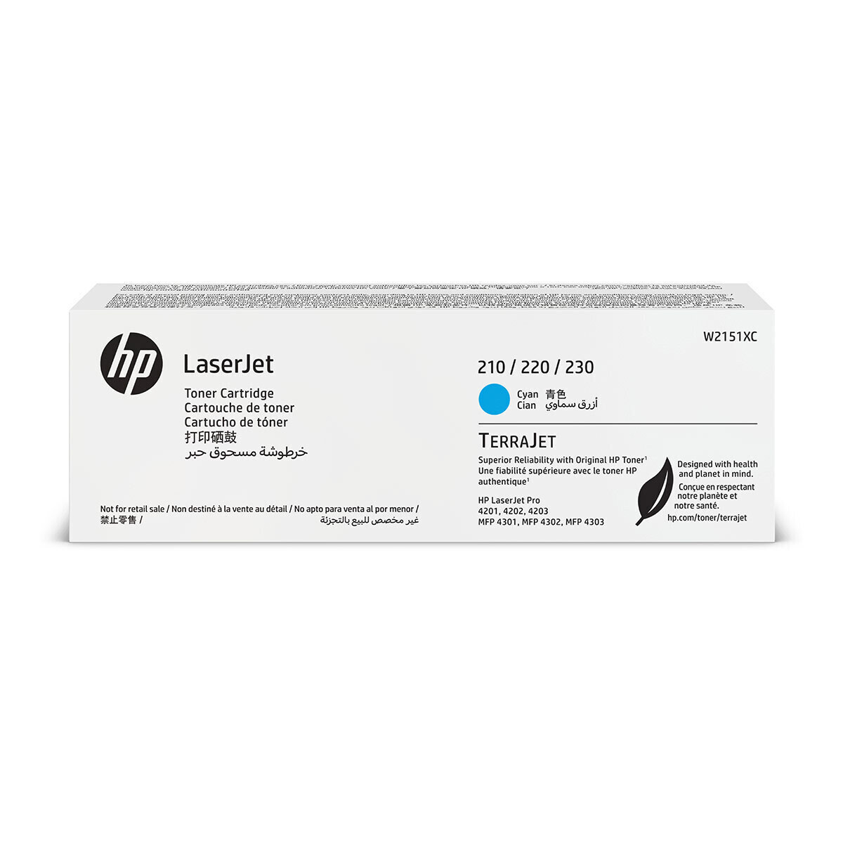 HP W2151XC Γνήσιο Toner Laser Εκτυπωτή Κυανό