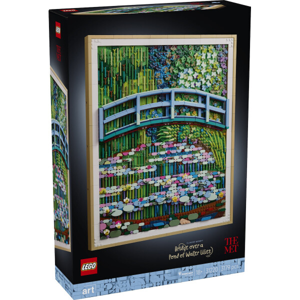 LEGO Art Claude Monet Bridge over a Pond of Water Lilies για 18 Ετών 3179τμχ Κωδικός 31220