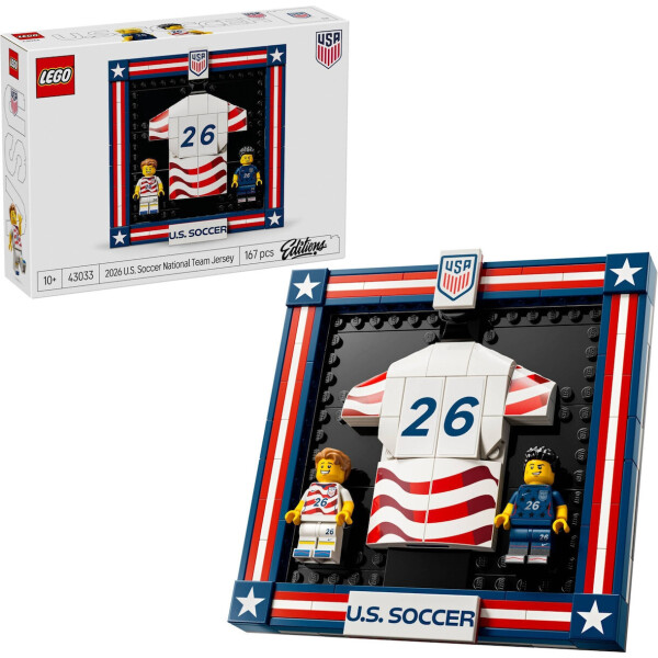 LEGO Editions 2026 U.S. Soccer National Team Jersey για 10 Ετών 167τμχ Κωδικός 43033