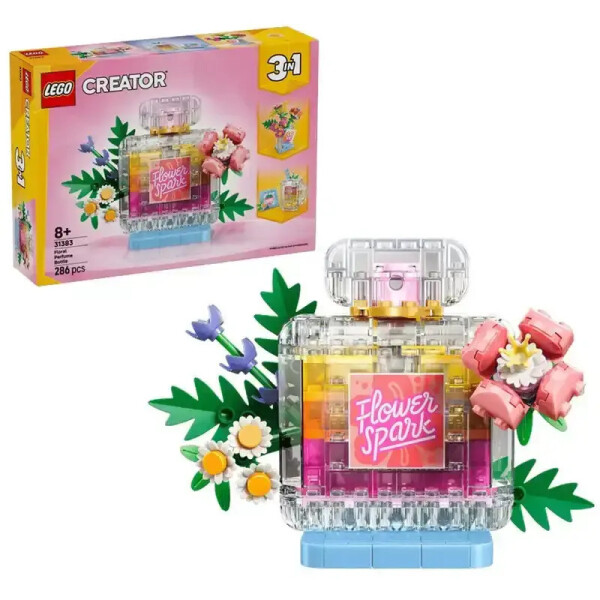 LEGO Creator 3-in-1 Floral Decor Perfume Bottle για 8 Ετών 286τμχ Κωδικός 31383