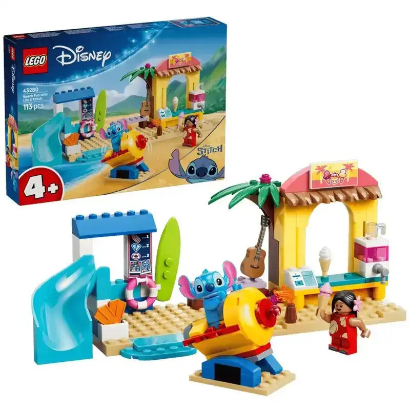LEGO Disney Beach Fun with Lilo Stitch για 4 Ετών 113τμχ Κωδικός 43280