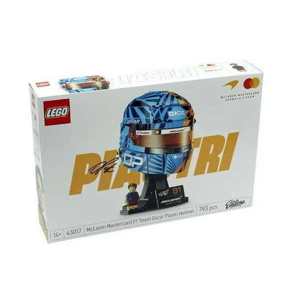 LEGO Τουβλάκια McLaren Mastercard F1 Team - Oscar Piastri Helmet για 14 Ετών 793τμχ Κωδικός 43017