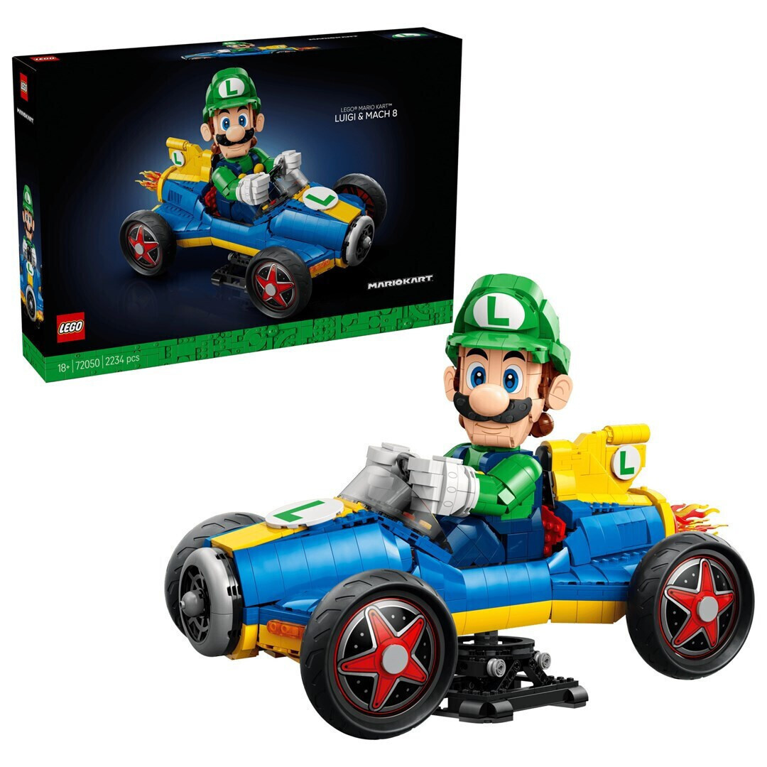 LEGO Super Mario Mario Kart Luigi Mach 8 για 18 Ετών 2234τμχ Κωδικός 72050