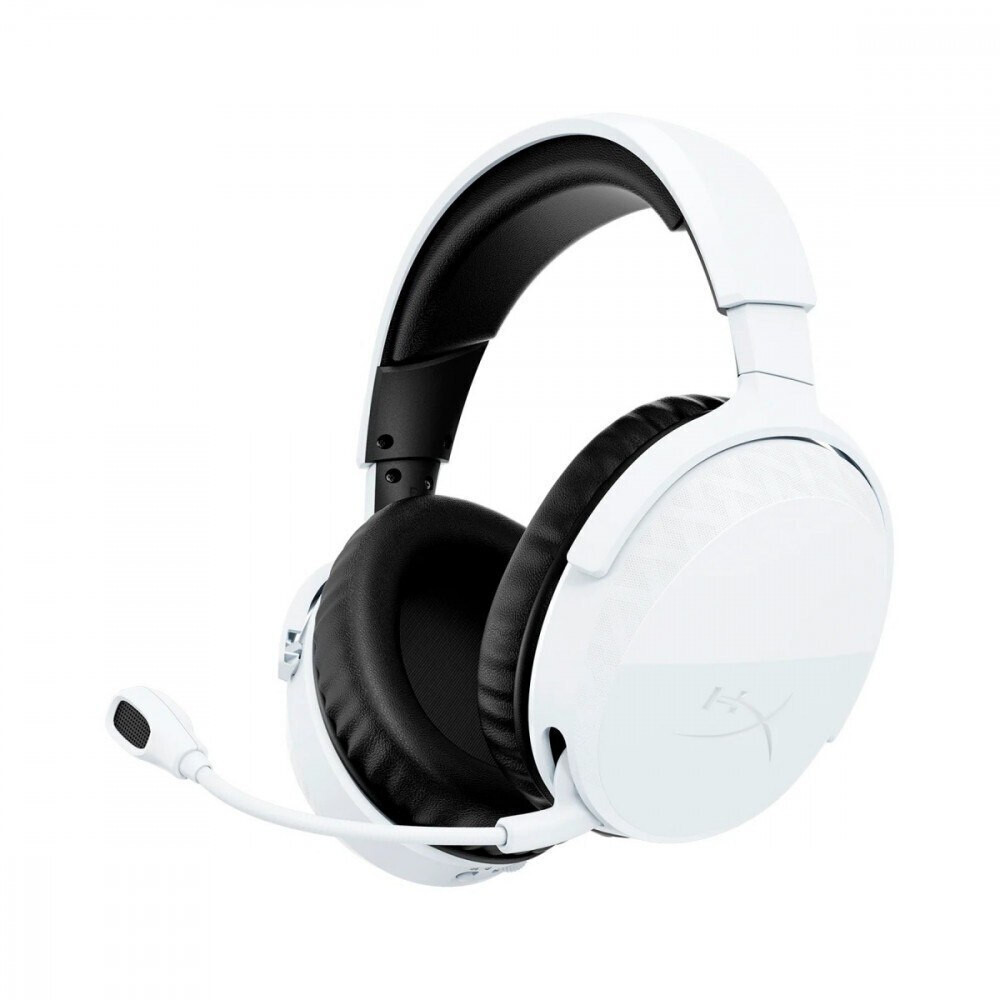 HyperX Cloud Stinger 3 PlayStation Ασύρματο Over Ear Gaming Headset με σύνδεση Bluetooth / USB Λευκό