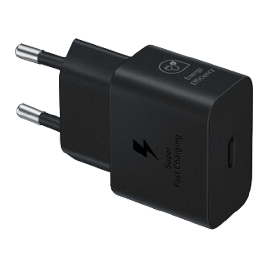Samsung 25w Usb-c Fast Adapter Ep-t2510 - Black