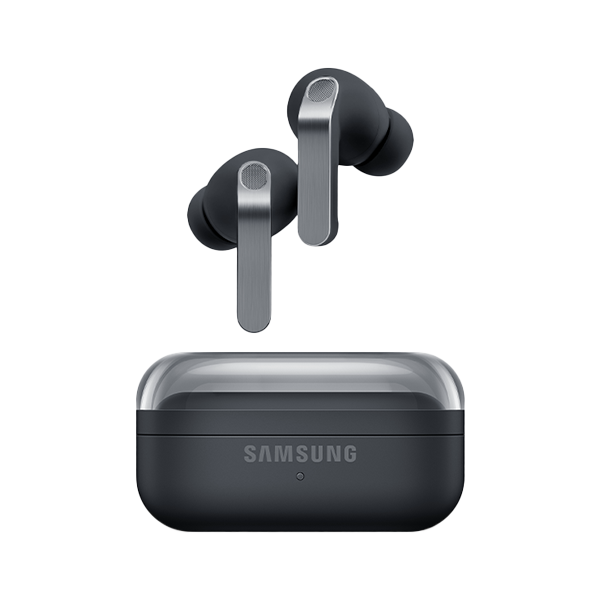 Samsung Galaxy Buds4 Pro Bluetooth Handsfree Ακουστικά με Αντοχή στον Ιδρώτα και Θήκη Φόρτισης Μαύρα