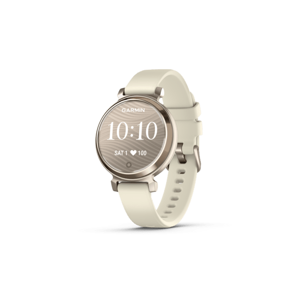 Garmin Lily 2 Aluminium 35mm Αδιάβροχο Smartwatch με Παλμογράφο Cream Gold / Coconut
