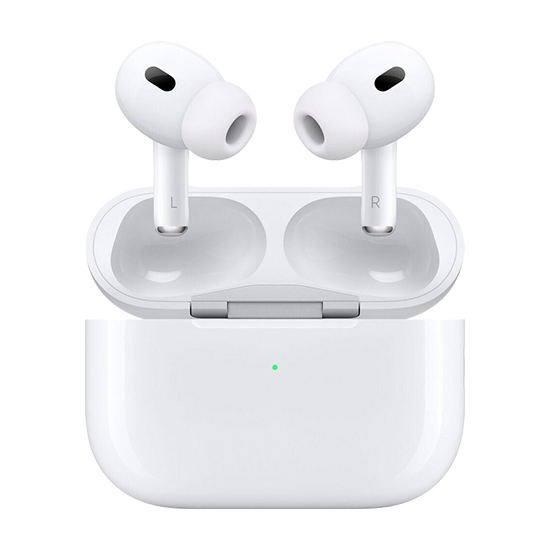 Apple AirPods Pro 2 με MagSafe Charging Case USBC In-ear Bluetooth Handsfree Ακουστικά με Αντοχή στον Ιδρώτα και Θήκη Φόρτισης Λευκά