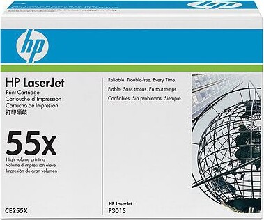 HP 55X Γνήσιο Toner Laser Εκτυπωτή Μαύρο High Capacity 12500 Σελίδων CE255XC