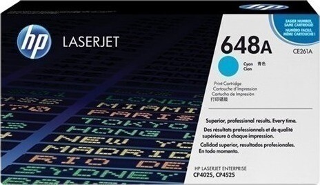 HP 648A Γνήσιο Toner Laser Εκτυπωτή Κυανό 11000 Σελίδων CE261A