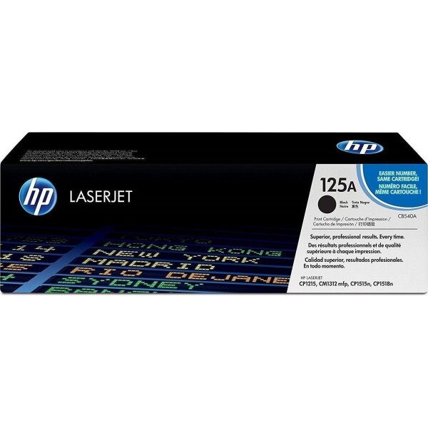 HP 125A Γνήσιο Toner Laser Εκτυπωτή Μαύρο 2200 Σελίδων CB540A