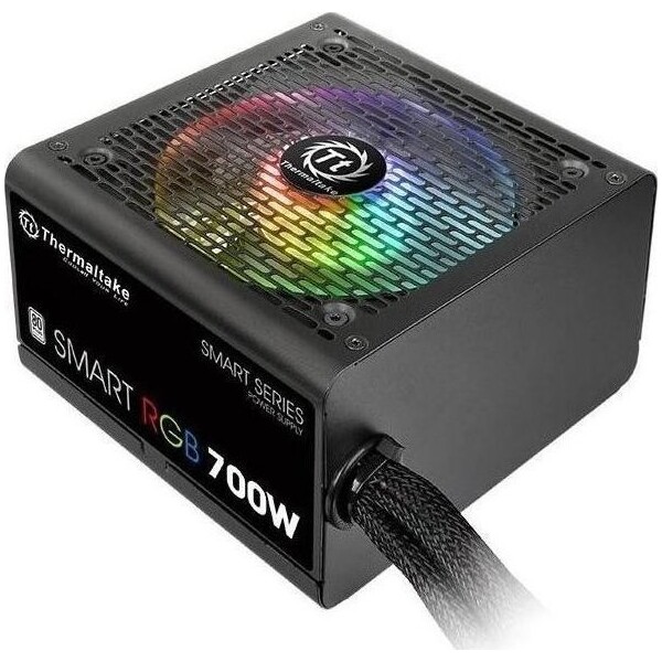 Thermaltake Smart RGB 700W Μαύρο Τροφοδοτικό Υπολογιστή Full Wired 80 Plus Standard
