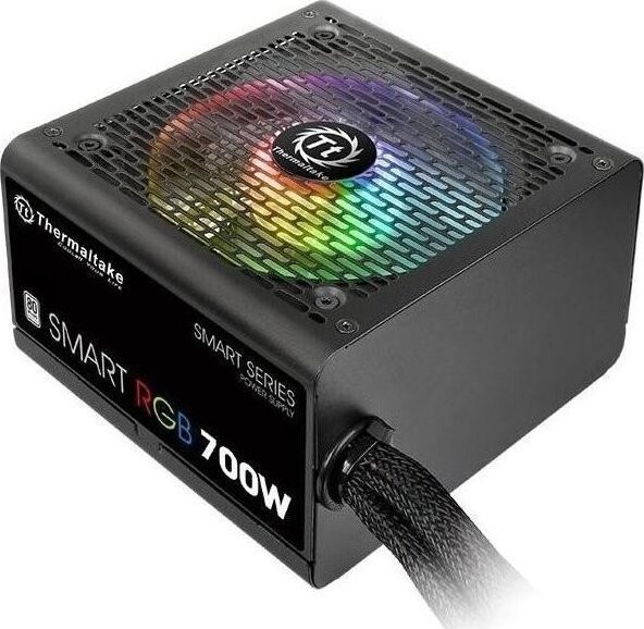 Thermaltake Smart RGB 700W Μαύρο Τροφοδοτικό Υπολογιστή Full Wired 80 Plus Standard