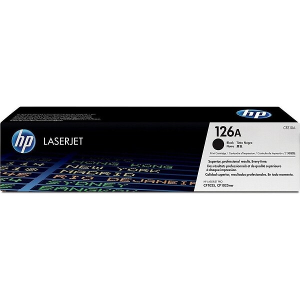 HP 126A Γνήσιο Toner Laser Εκτυπωτή Μαύρο 1200 Σελίδων CE310A