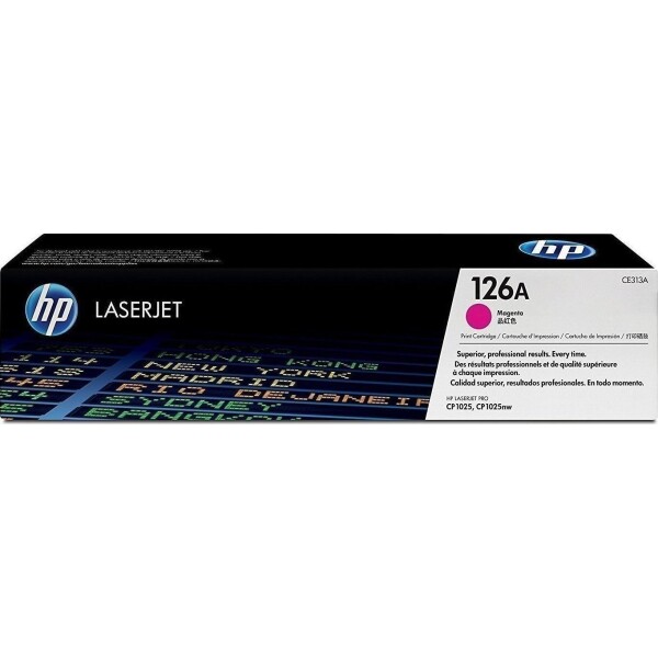 HP 126A Γνήσιο Toner Laser Εκτυπωτή Ματζέντα 1000 Σελίδων CE313A