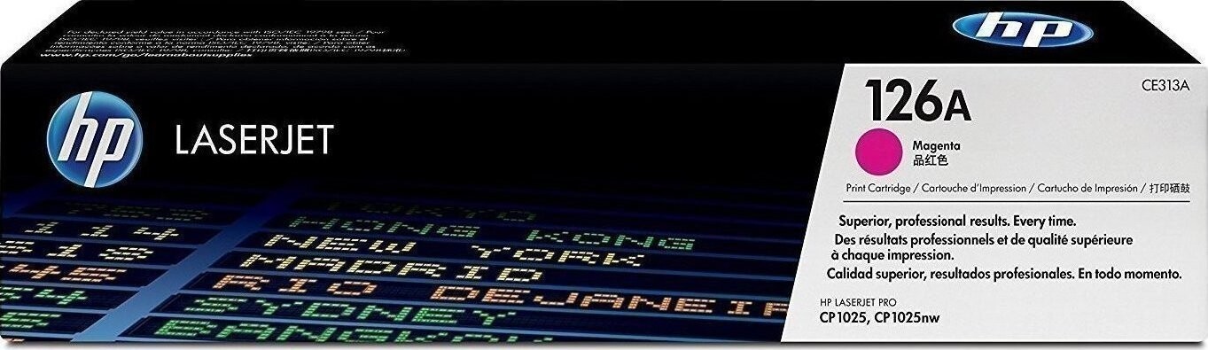 HP 126A Γνήσιο Toner Laser Εκτυπωτή Ματζέντα 1000 Σελίδων CE313A