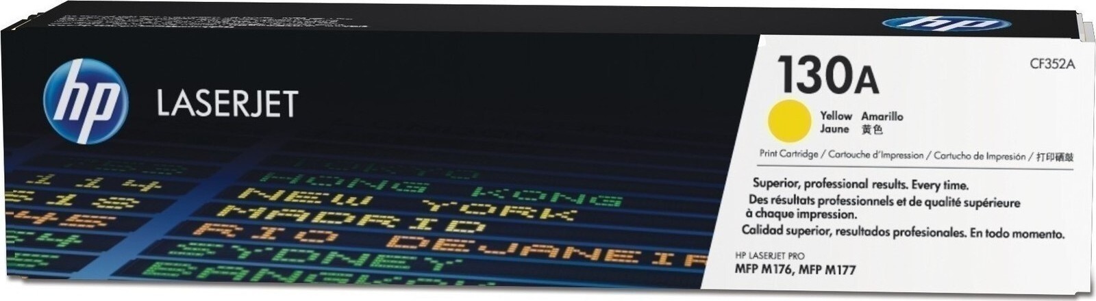 HP 130A Γνήσιο Toner Laser Εκτυπωτή Κίτρινο 1000 Σελίδων CF352A