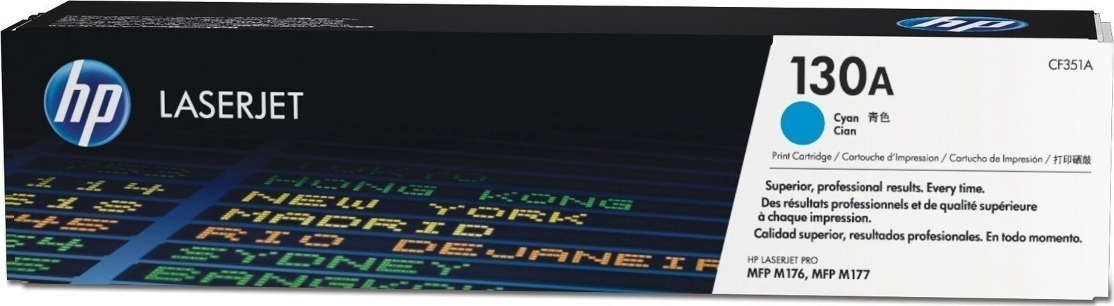 HP 130A Γνήσιο Toner Laser Εκτυπωτή Κυανό 1000 Σελίδων CF351A