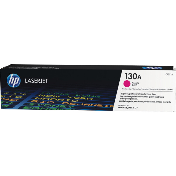 HP 130A Γνήσιο Toner Laser Εκτυπωτή Ματζέντα 1000 Σελίδων CF353A