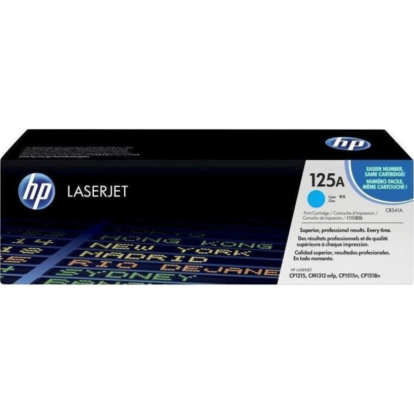 HP 125A Γνήσιο Toner Laser Εκτυπωτή Κυανό 1400 Σελίδων CB541A
