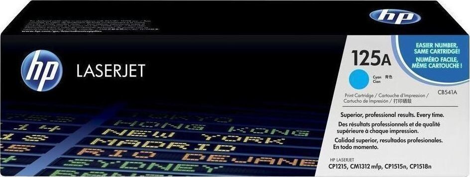 HP 125A Γνήσιο Toner Laser Εκτυπωτή Κυανό 1400 Σελίδων CB541A