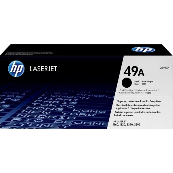 HP 49A Γνήσιο Toner Laser Εκτυπωτή Μαύρο 2500 Σελίδων Q5949A