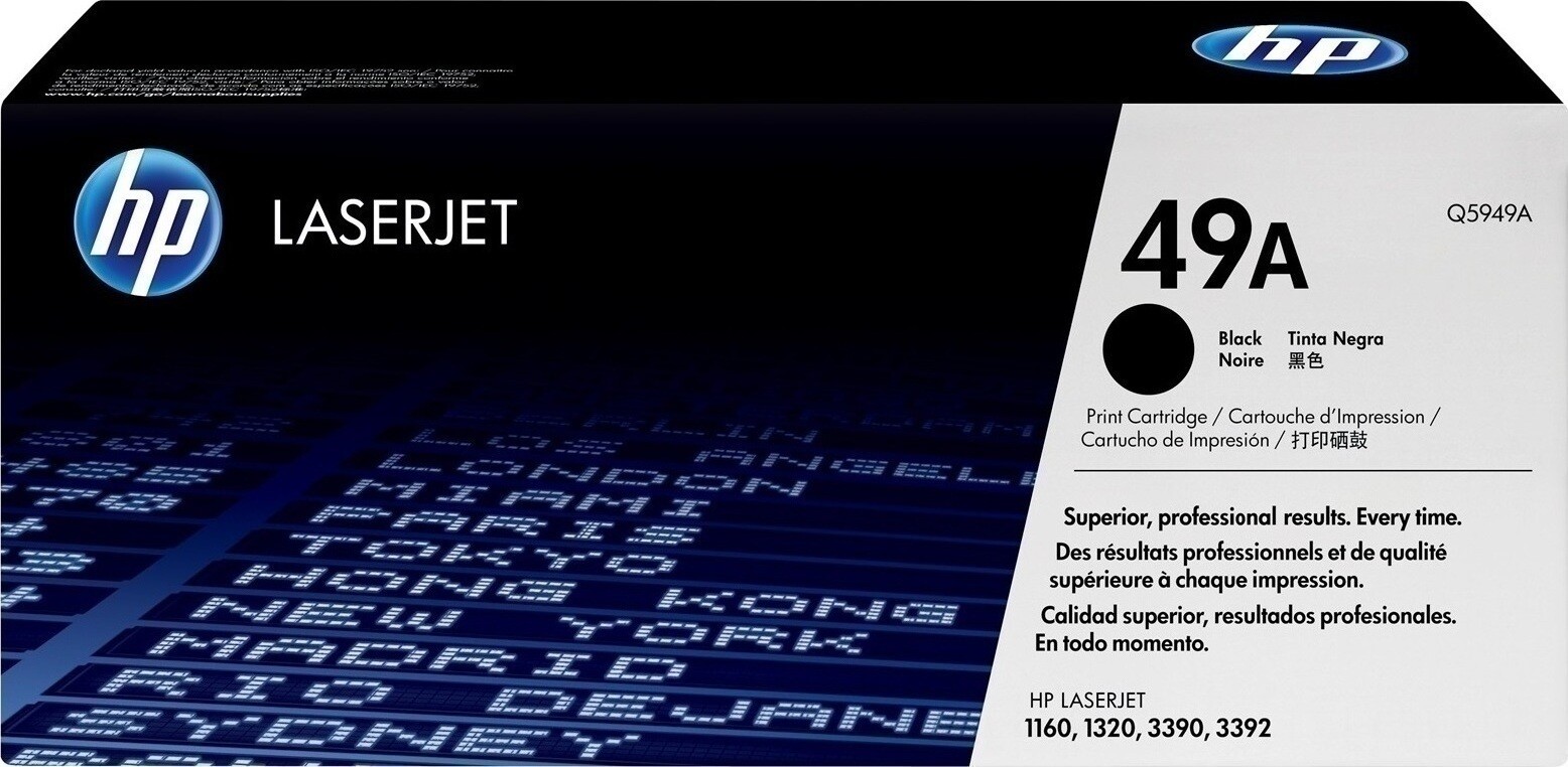HP 49A Γνήσιο Toner Laser Εκτυπωτή Μαύρο 2500 Σελίδων Q5949A