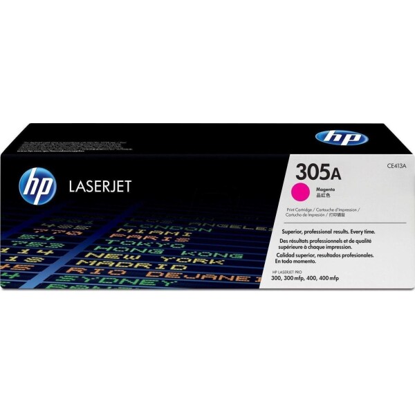 HP 305A Γνήσιο Toner Laser Εκτυπωτή Ματζέντα 2600 Σελίδων CE413A