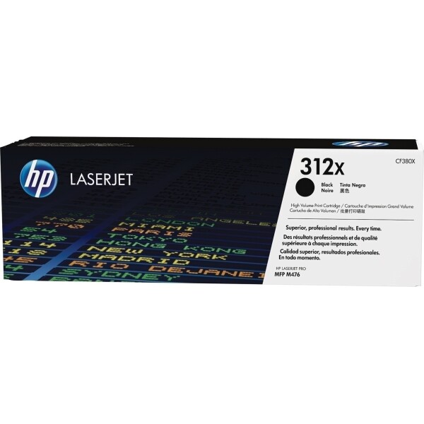 HP 312X Γνήσιο Toner Laser Εκτυπωτή Μαύρο High Yield 4400 Σελίδων CF380X