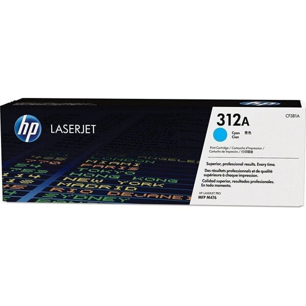 HP 312A Γνήσιο Toner Laser Εκτυπωτή Κυανό 2700 Σελίδων CF381A