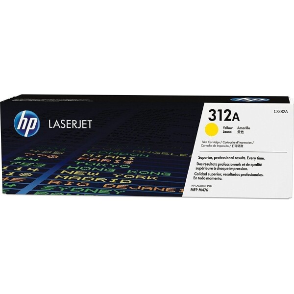 HP 312A Γνήσιο Toner Laser Εκτυπωτή Κίτρινο 2700 Σελίδων CF382A