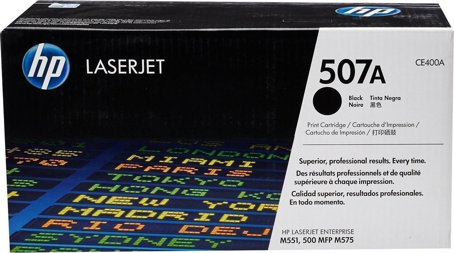 HP 507A Γνήσιο Toner Laser Εκτυπωτή Μαύρο 5500 Σελίδων CE400A