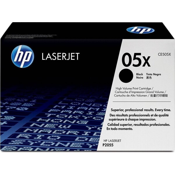 HP 05X Γνήσιο Toner Laser Εκτυπωτή Μαύρο High Yield 6500 Σελίδων CE505X