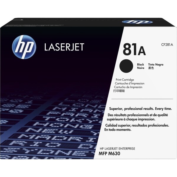 HP 81A Γνήσιο Toner Laser Εκτυπωτή Μαύρο 10500 Σελίδων CF281A