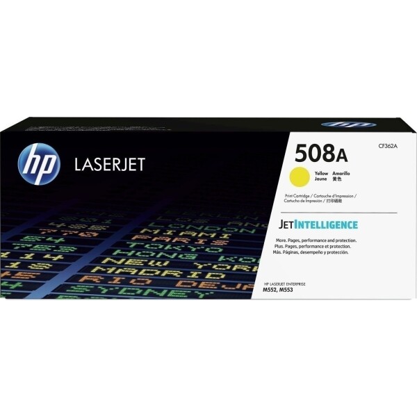 HP 508A Γνήσιο Toner Laser Εκτυπωτή Κίτρινο 5000 Σελίδων CF362A