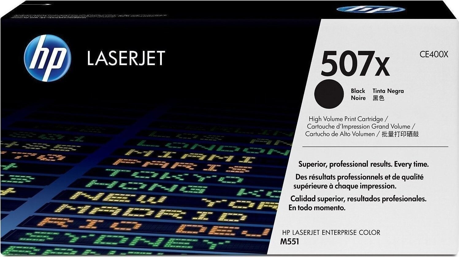 HP 507X Γνήσιο Toner Laser Εκτυπωτή Μαύρο High Yield 11000 Σελίδων CE400X