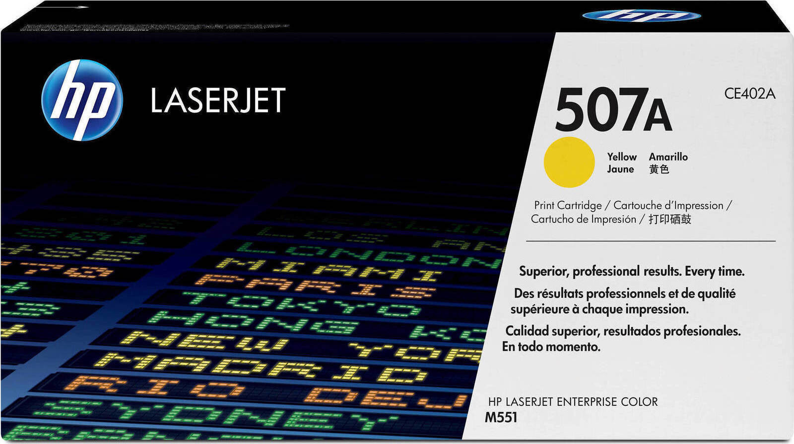 HP 507A Γνήσιο Toner Laser Εκτυπωτή Κίτρινο 6000 Σελίδων CE402A