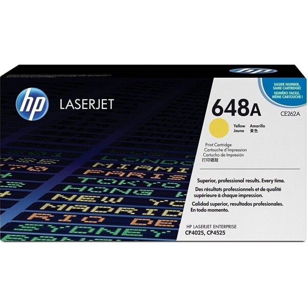 HP 648A Γνήσιο Toner Laser Εκτυπωτή Κίτρινο 11000 Σελίδων CE262A