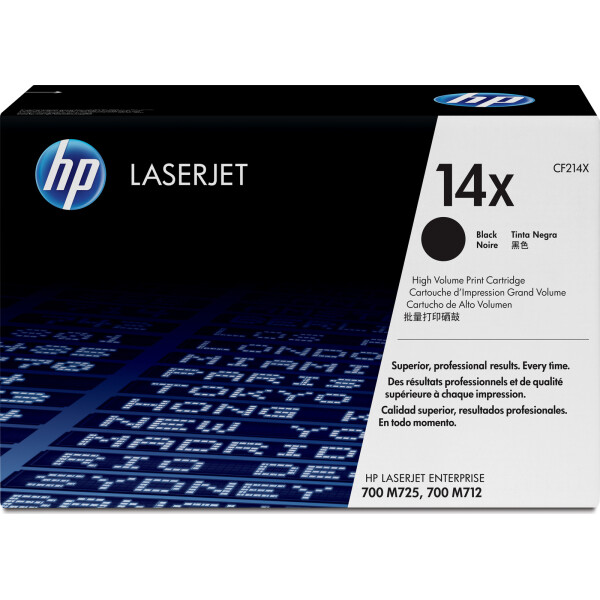 HP 14X Γνήσιο Toner Laser Εκτυπωτή Μαύρο High Yield 17500 Σελίδων CF214X