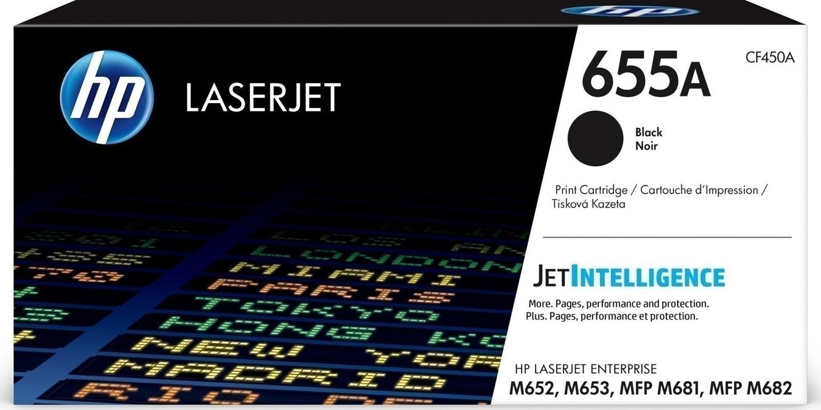 HP 655A Γνήσιο Toner Laser Εκτυπωτή Μαύρο 12500 Σελίδων CF450A