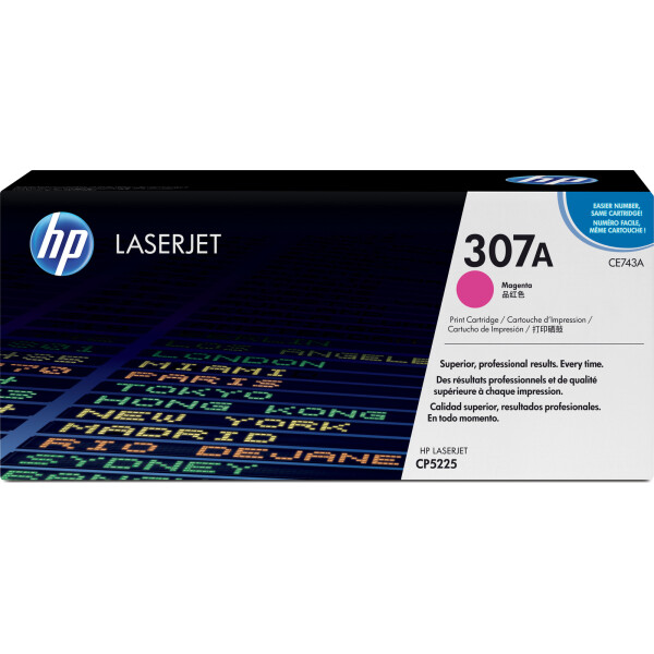 HP 307A Γνήσιο Toner Laser Εκτυπωτή Ματζέντα 7300 Σελίδων CE743A