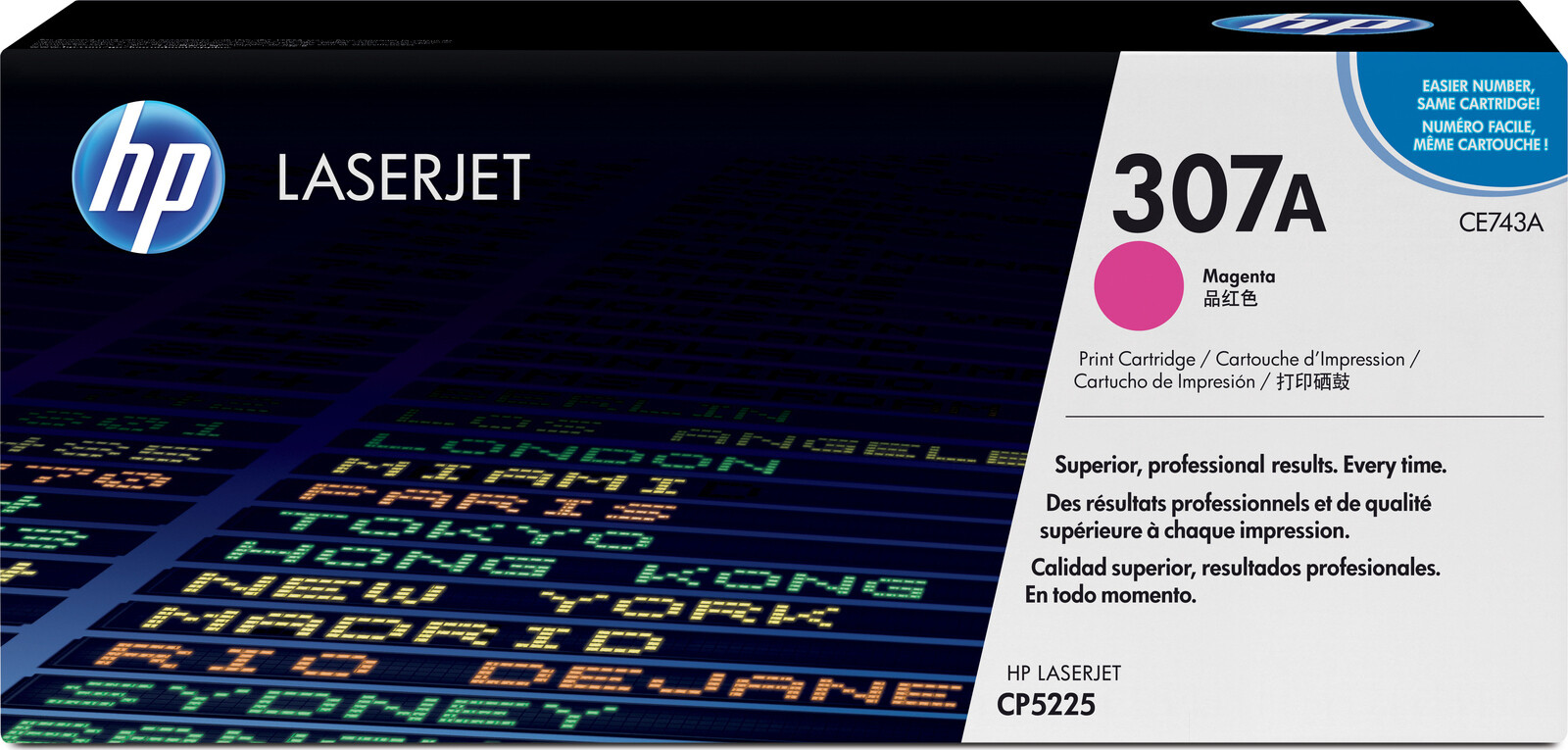 HP 307A Γνήσιο Toner Laser Εκτυπωτή Ματζέντα 7300 Σελίδων CE743A