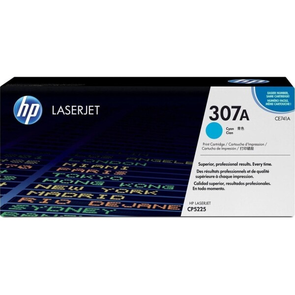 HP 307A Γνήσιο Toner Laser Εκτυπωτή Κυανό 7300 Σελίδων CE741A