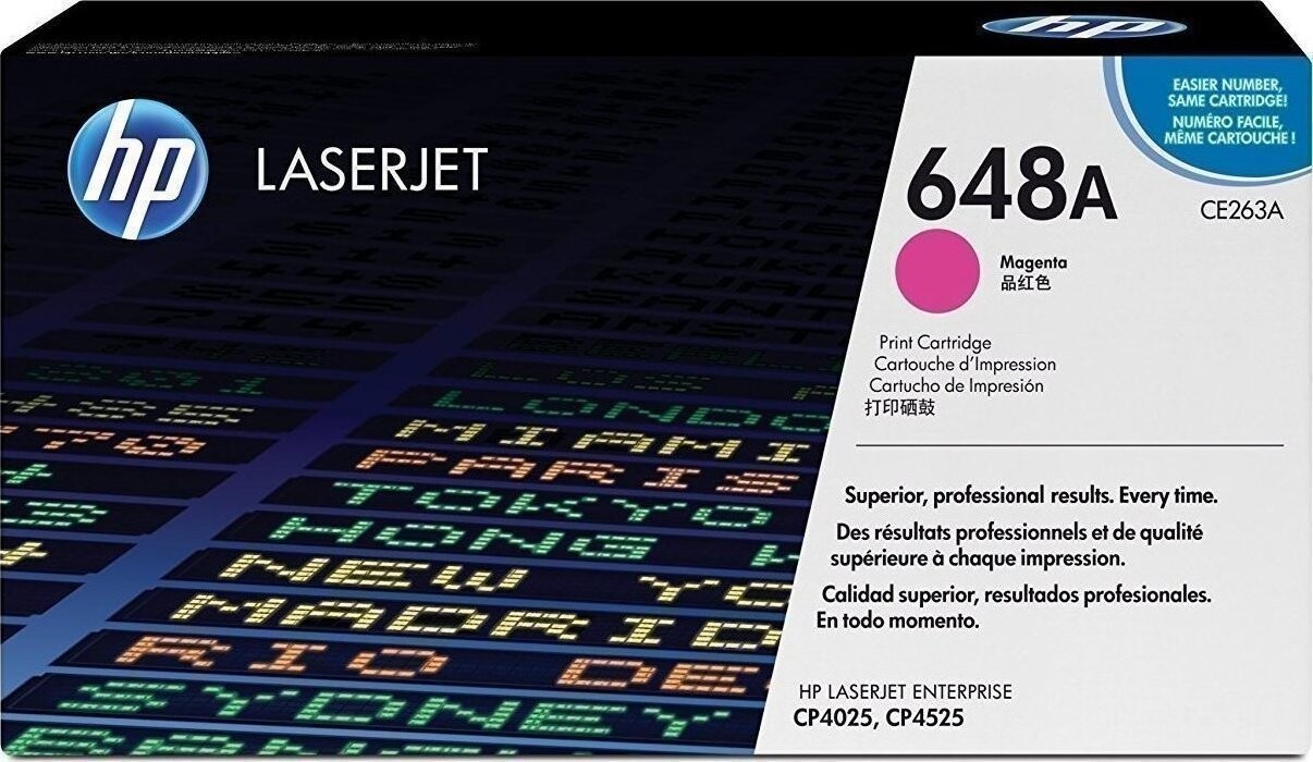 HP 648A Γνήσιο Toner Laser Εκτυπωτή Ματζέντα 11000 Σελίδων CE263A