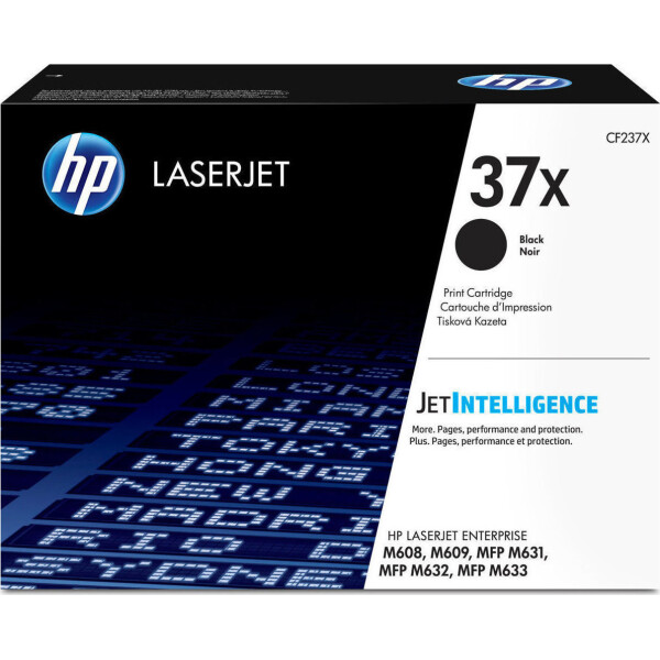 HP 37X Γνήσιο Toner Laser Εκτυπωτή Μαύρο High Yield 25000 Σελίδων CF237X