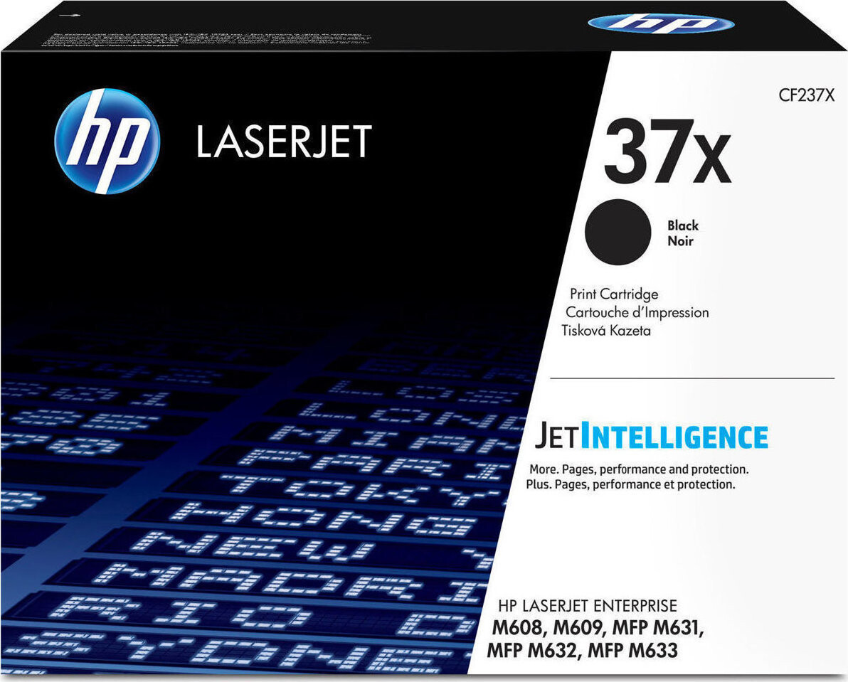 HP 37X Γνήσιο Toner Laser Εκτυπωτή Μαύρο High Yield 25000 Σελίδων CF237X