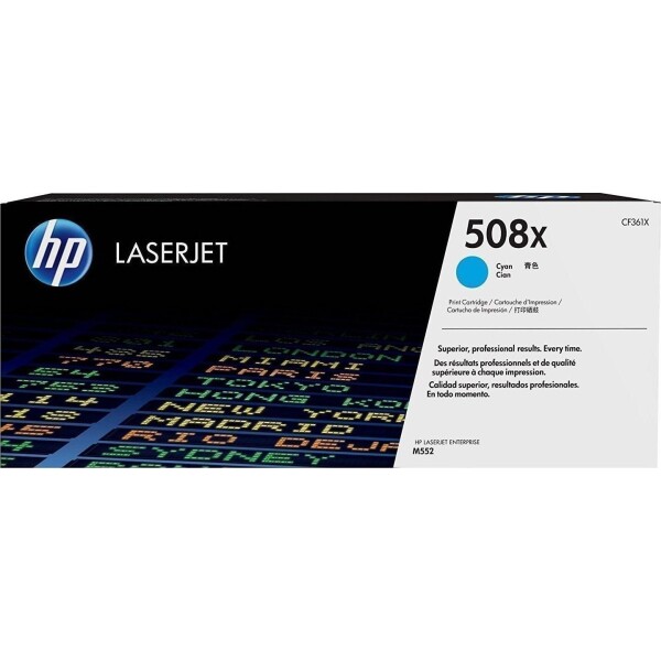 HP 508X Γνήσιο Toner Laser Εκτυπωτή Κυανό High Yield 9500 Σελίδων CF361X