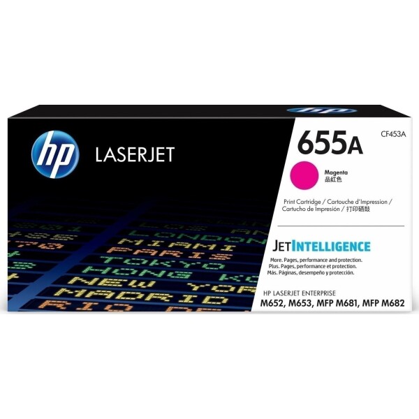 HP 655A Γνήσιο Toner Laser Εκτυπωτή Ματζέντα 10500 Σελίδων CF453A